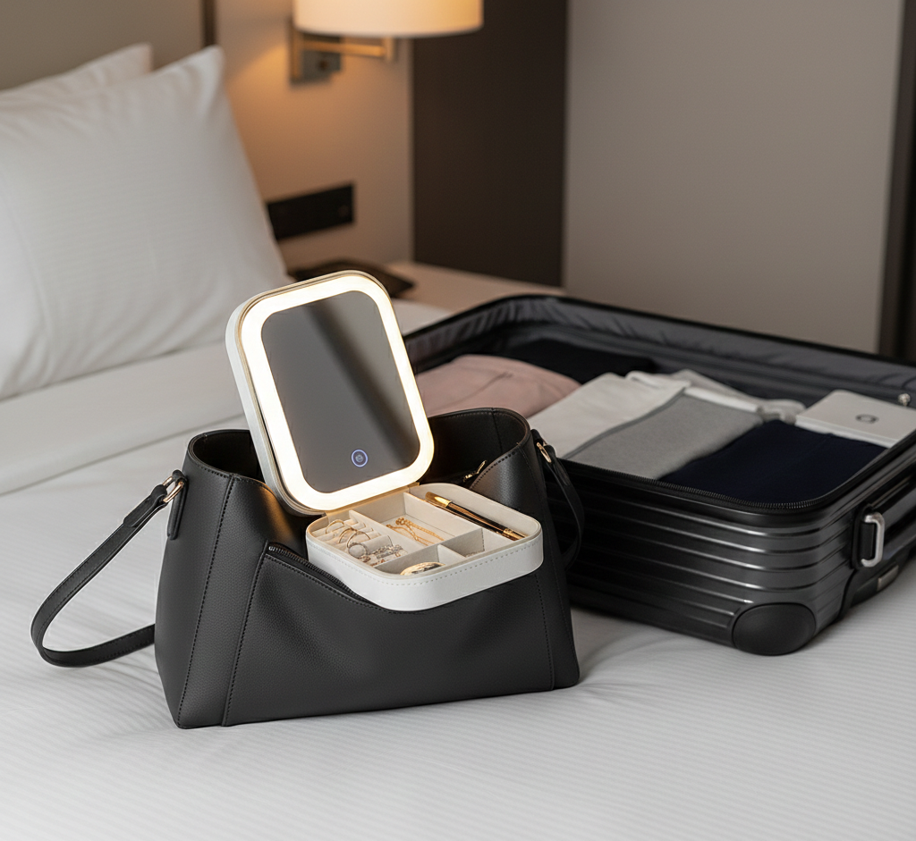 Makeup Box With Led Mirror